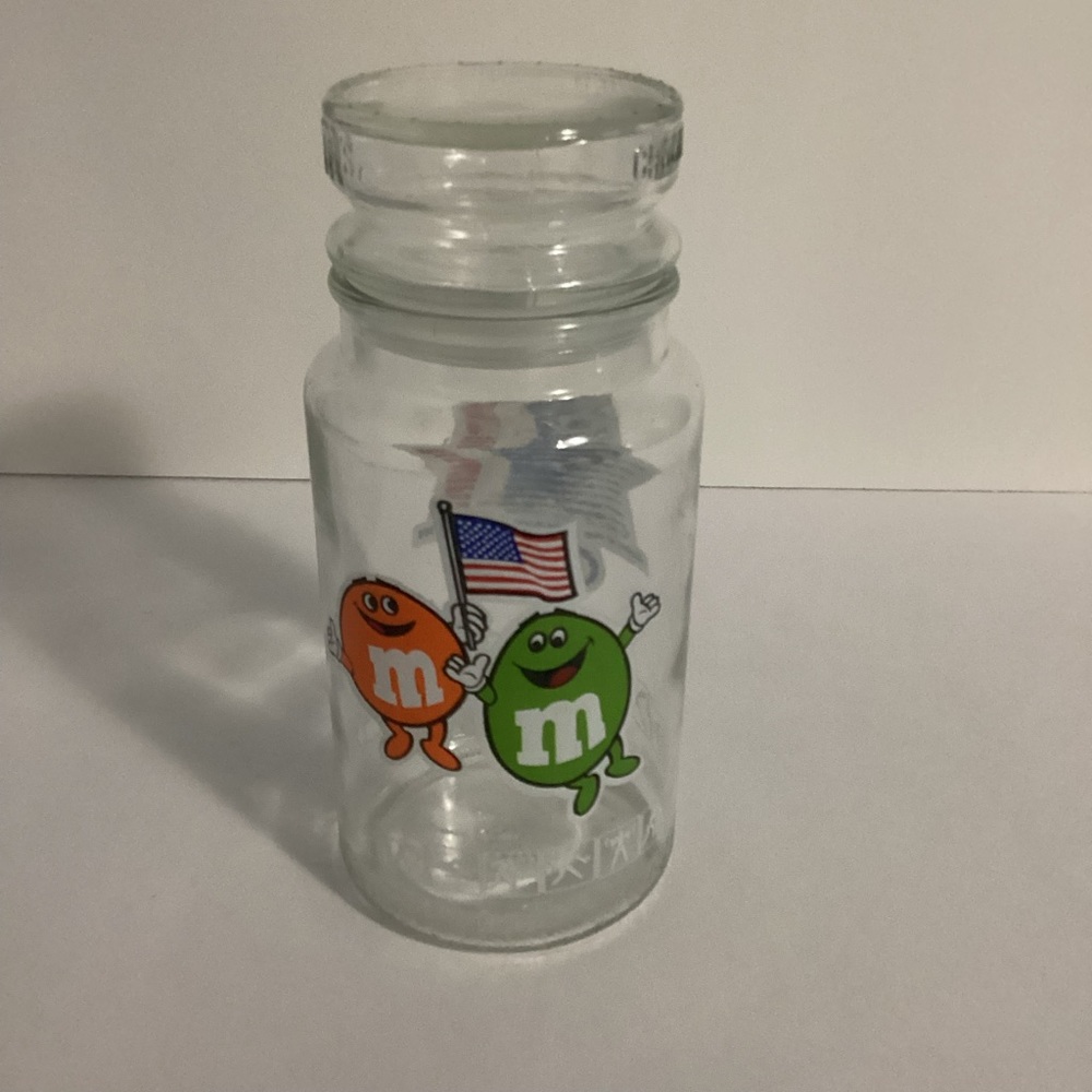 M&MS: vintage 1984 LA Olympic committee glass jar XXIIIrd